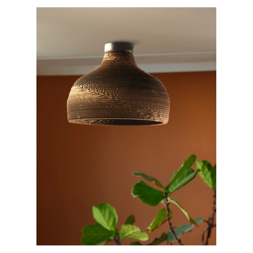 Ledvance - Stropné svietidlo DECOR CARDBOARD 1xE27/15W/230V pr. 36 cm