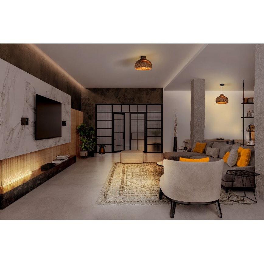 Ledvance - Stropné svietidlo DECOR CARDBOARD 1xE27/15W/230V pr. 36 cm