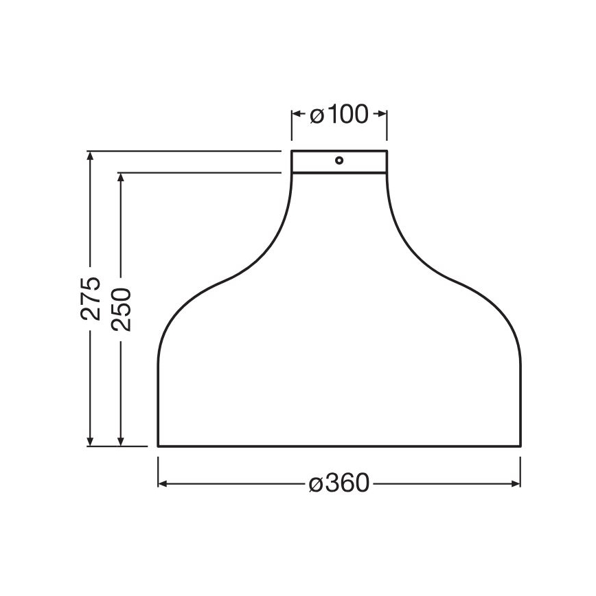 Ledvance - Stropné svietidlo DECOR CARDBOARD 1xE27/15W/230V pr. 36 cm