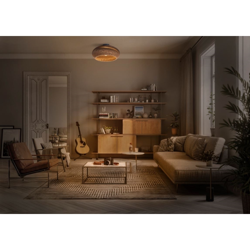 Ledvance - Stropné svietidlo DECOR CARDBOARD 1xE27/15W/230V pr. 40 cm