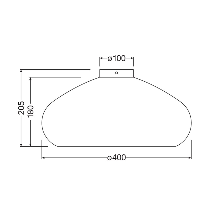 Ledvance - Stropné svietidlo DECOR CARDBOARD 1xE27/15W/230V pr. 40 cm