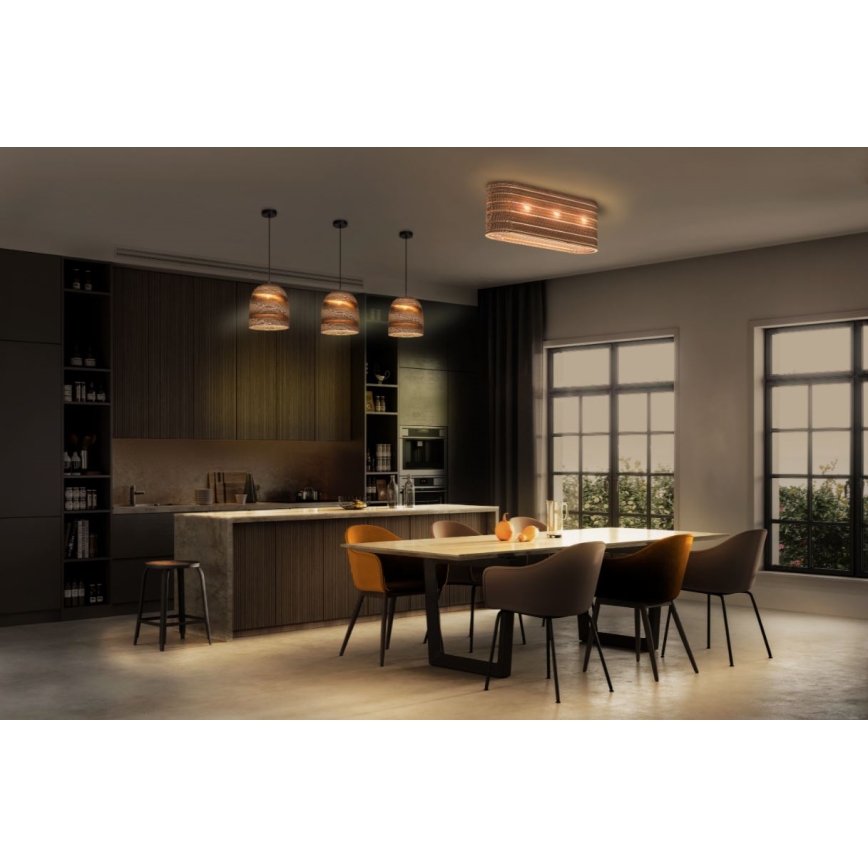 Ledvance - Stropné svietidlo DECOR CARDBOARD 3xE27/15W/230V