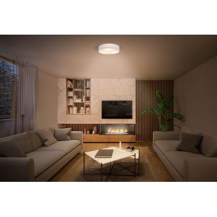 Ledvance - Stropné svietidlo ORBIS PARIS 1xE27/25W/230V biela