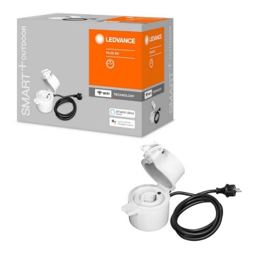 Ledvance - Vonkajšia inteligentná zásuvka SMART+ PLUG SCHUKO 3680W IP44 Wi-Fi