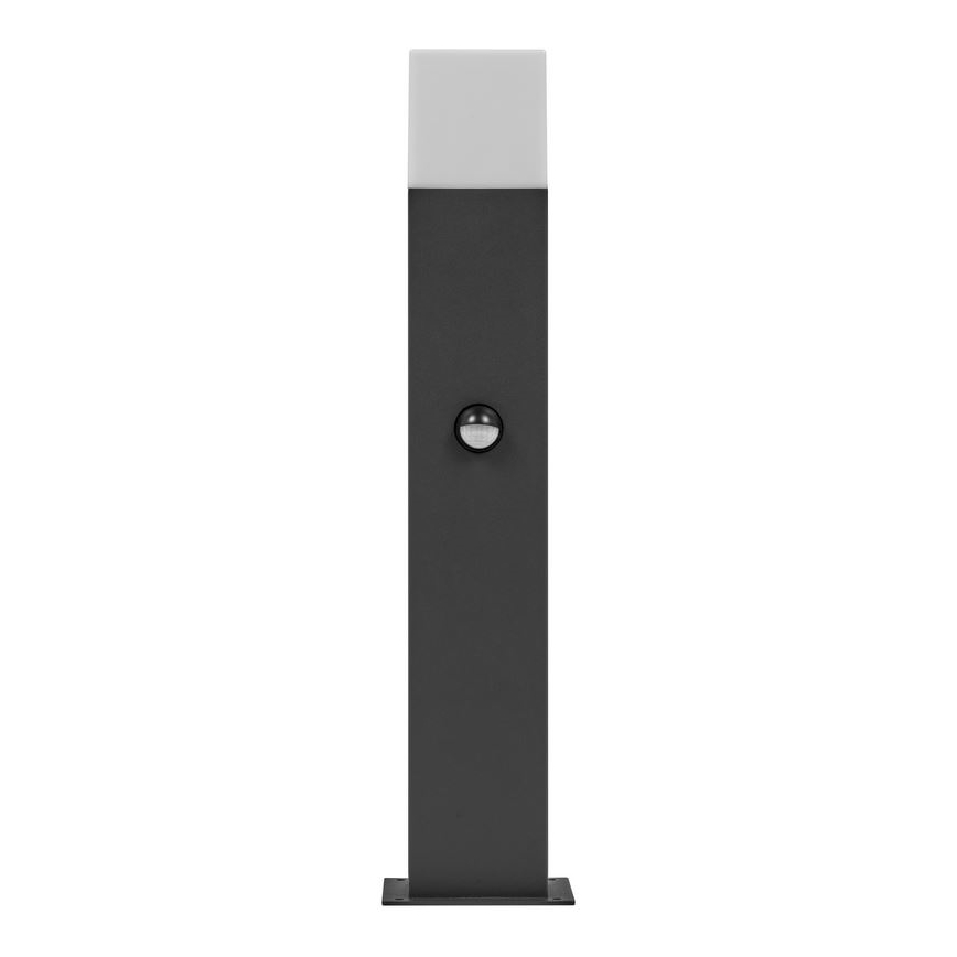 Ledvance - Vonkajšia lampa so senzorom FIGO SQUARE 1xE27/20W/230V IP44