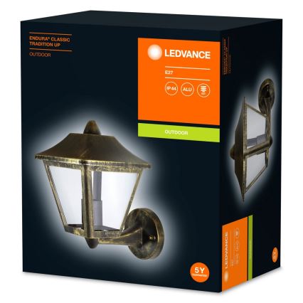 Ledvance - Vonkajšie nástenné svietidlo ENDURA 1xE27/60W/230V IP44