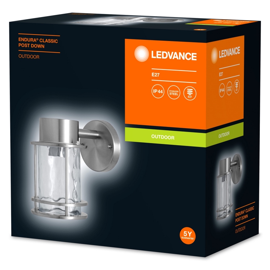 Ledvance - Vonkajšie nástenné svietidlo ENDURA 1xE27/60W/230V IP44
