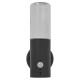 Ledvance - Vonkajšie nástenné svietidlo so senzorom FIGO CYLINDER 1xE27/20W/230V