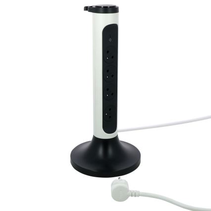 Legrand 049410 - Zásuvkový stĺpik 230V/16A, 4x2P+T 2m