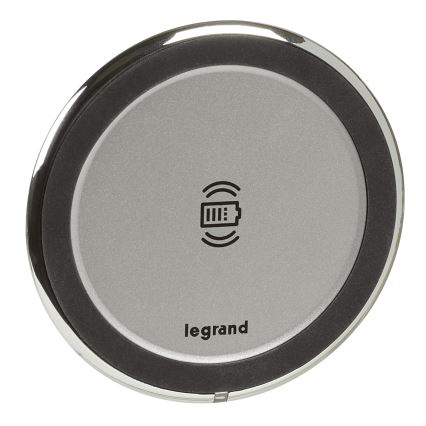 Legrand 077640L - Bezdrôtová nabíjačka pre dosku stola 15W IP44