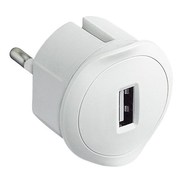 Legrand 50680 - Adaptér USB do zásuvky 230V/1,5A biely
