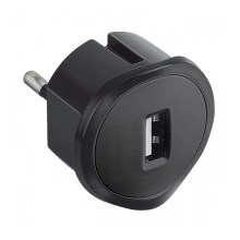 Legrand 50681 - Adaptér USB do zásuvky 230V/1,5A čierny