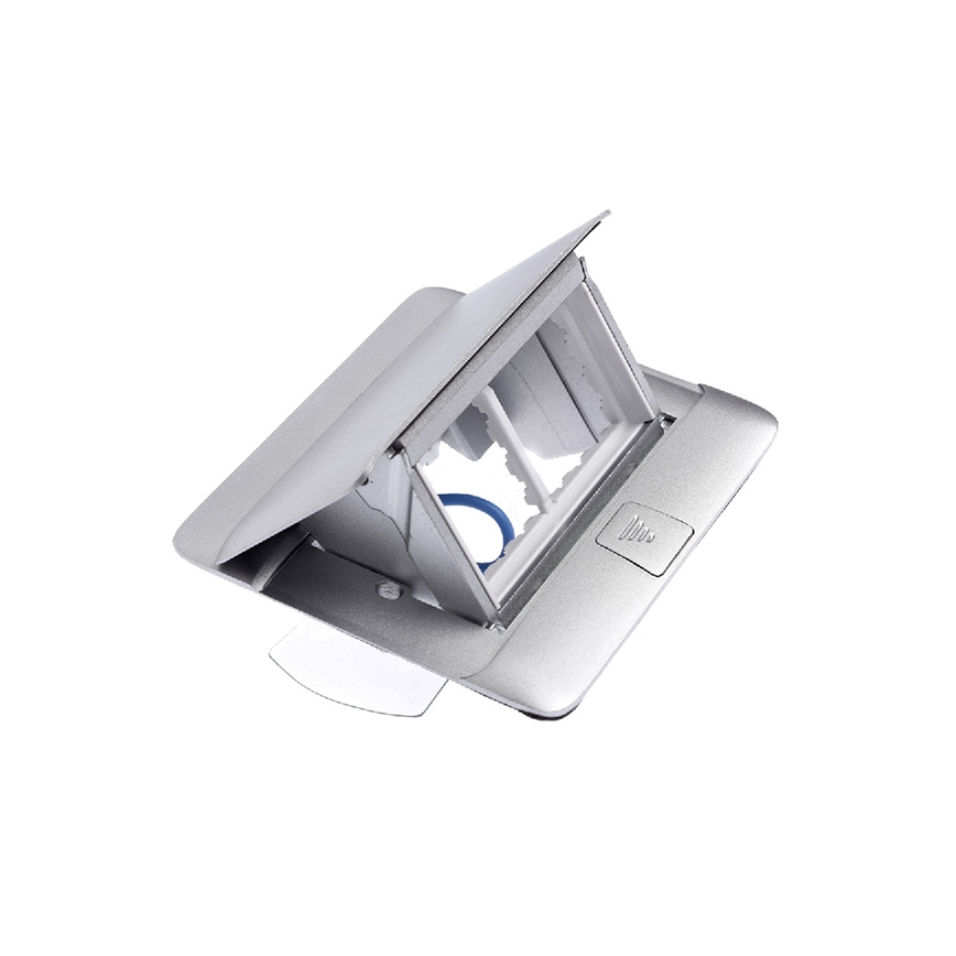 Legrand 54011 - Zásuvkový rámček pre dosku stolu POP-UP 4M hliník