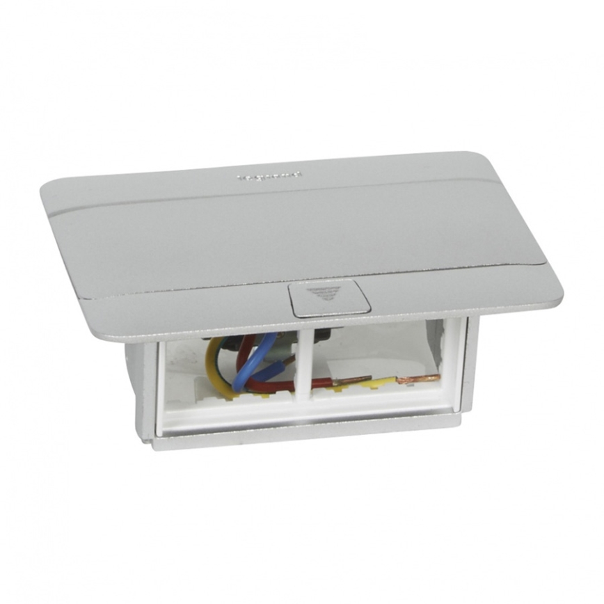 Legrand 54011 - Zásuvkový rámček pre dosku stolu POP-UP 4M hliník