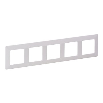 Legrand 754005 - Rámček pre vypínače VALENA LIFE 5P biely