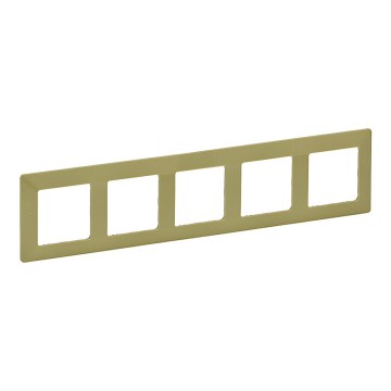 Legrand 754085 - Rámček pre vypínače VALENA LIFE 5P zelený