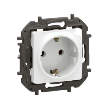 Legrand - Domová zásuvka SCHUKO bez rámčeka NILOE 250V biela