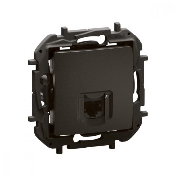Legrand - Ethernetová zásuvka RJ45 bez rámčeka NILOE čierna