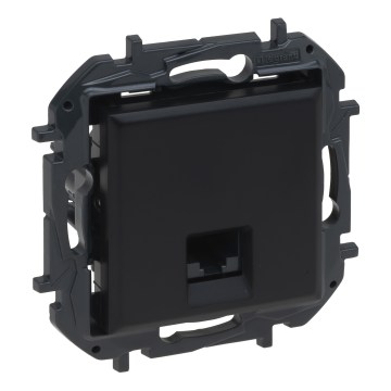 Legrand - Ethernetová zásuvka RJ45 bez rámčeka NILOE STEP čierna