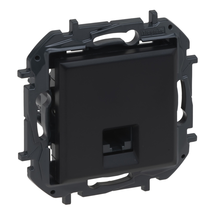 Legrand - Ethernetová zásuvka RJ45 bez rámčeka NILOE STEP čierna