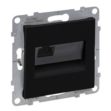 Legrand - Ethernetová zásuvka RJ45 bez rámčeka SUNO čierna