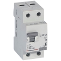 Legrand - Prúdový chránič 2-pólový RX3 2P 25A 30MA AC