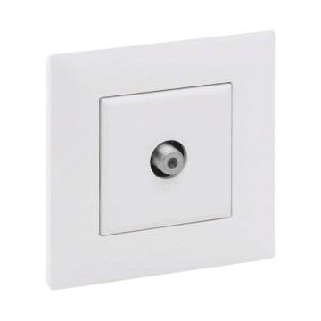 Legrand - TV zásuvka s rámčekom NILOE STEP biela