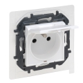 Legrand - Vonkajšia zásuvka bez rámčeka NILOE STEP 250V IP44 biela