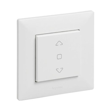 Legrand - Žalúziový ovládač s rámikom NILOE STEP biela