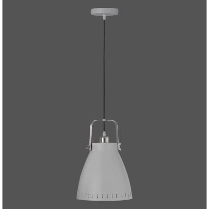 Leuchten Direkt 11059-15 - Luster na lanku EVA 1xE27/60W/230V pr. 21,5 cm šedá