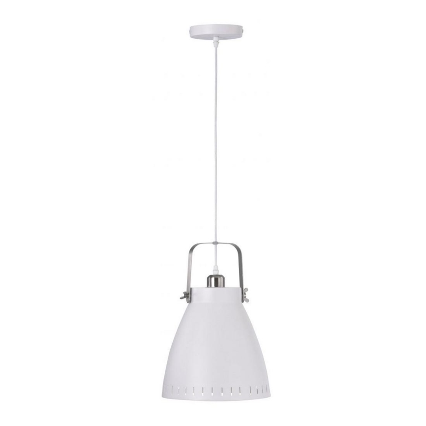 Leuchten Direkt 11059-16 - Luster na lanku EVA 1xE27/60W/230V pr. 21,5 cm biela