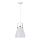 Leuchten Direkt 11059-16 - Luster na lanku EVA 1xE27/60W/230V pr. 21,5 cm biela
