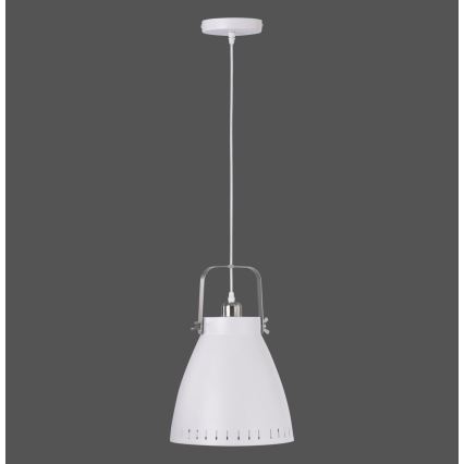 Leuchten Direkt 11059-16 - Luster na lanku EVA 1xE27/60W/230V pr. 21,5 cm biela