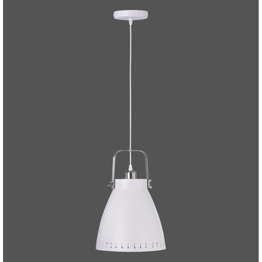Leuchten Direkt 11059-16 - Luster na lanku EVA 1xE27/60W/230V pr. 21,5 cm biela
