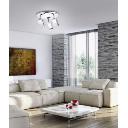 Leuchten Direkt 11243-17 - LED Bodové svietidlo WELLA 3xLED/4,2W/230V