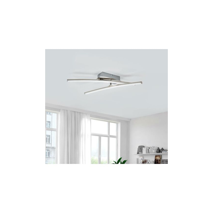 Leuchten Direkt 11270-55 - LED Prisadený luster SIMON 2xLED/5W/230V matný chróm