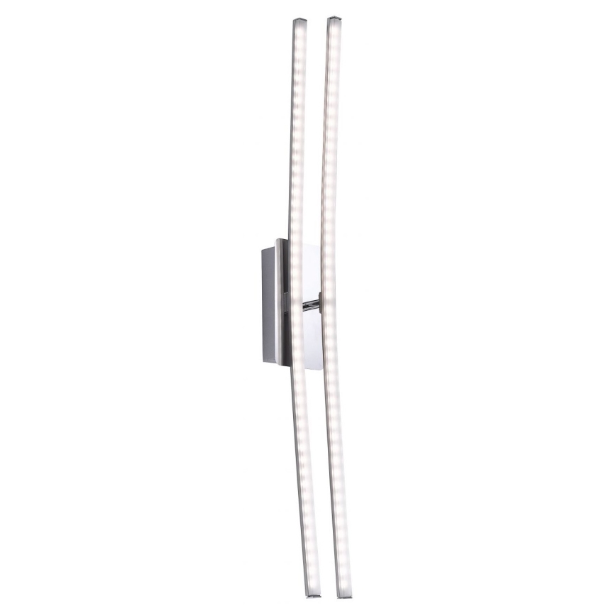 Leuchten Direkt 11272-55 - LED Prisadený luster SIMON 2xLED/8W/230V matný chróm