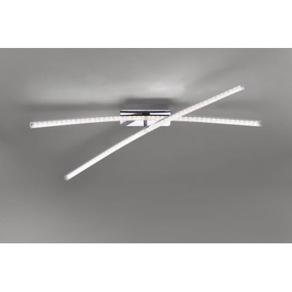 Leuchten Direkt 11292-17 - LED Prisadený luster SIMON 2xLED/8W/230V lesklý chróm