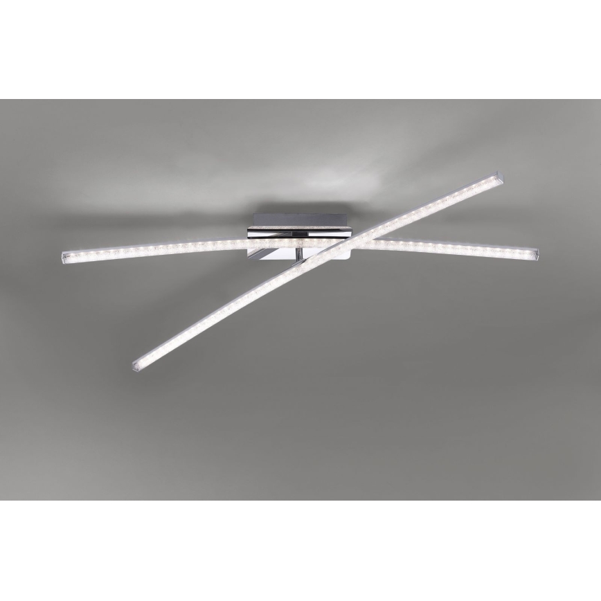 Leuchten Direkt 11292-17 - LED Prisadený luster SIMON 2xLED/8W/230V lesklý chróm