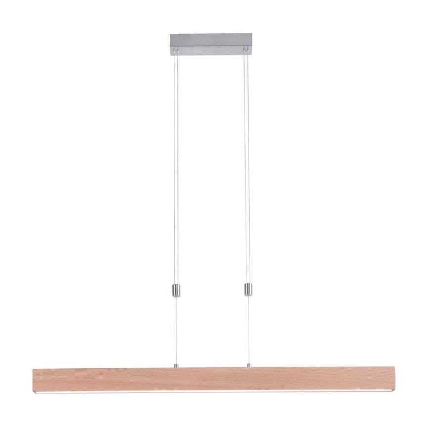 Leuchten Direkt 11420-78 - LED závesné svietidlo na lane AMANDA LED/30W/230V 2700-5000K 110 cm hnedá