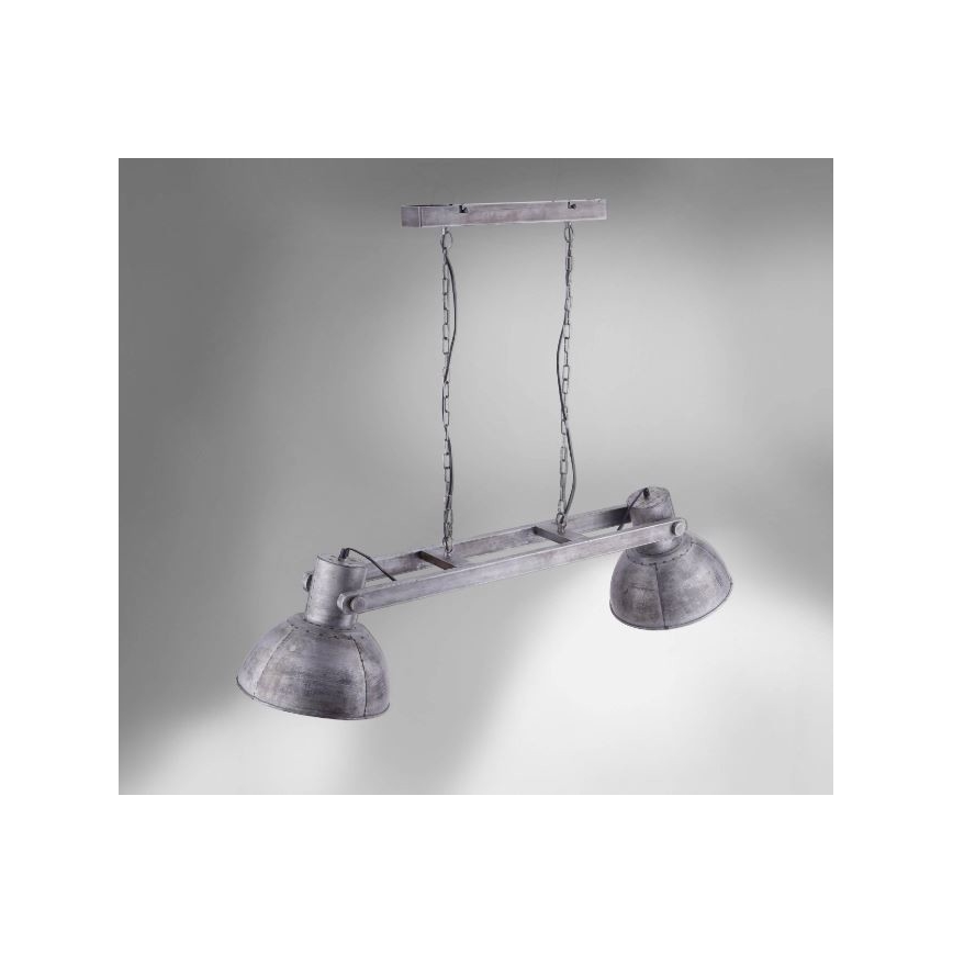 Leuchten Direkt 11483-77 - Luster na lanku SAMIA 2xE27/25W/230V