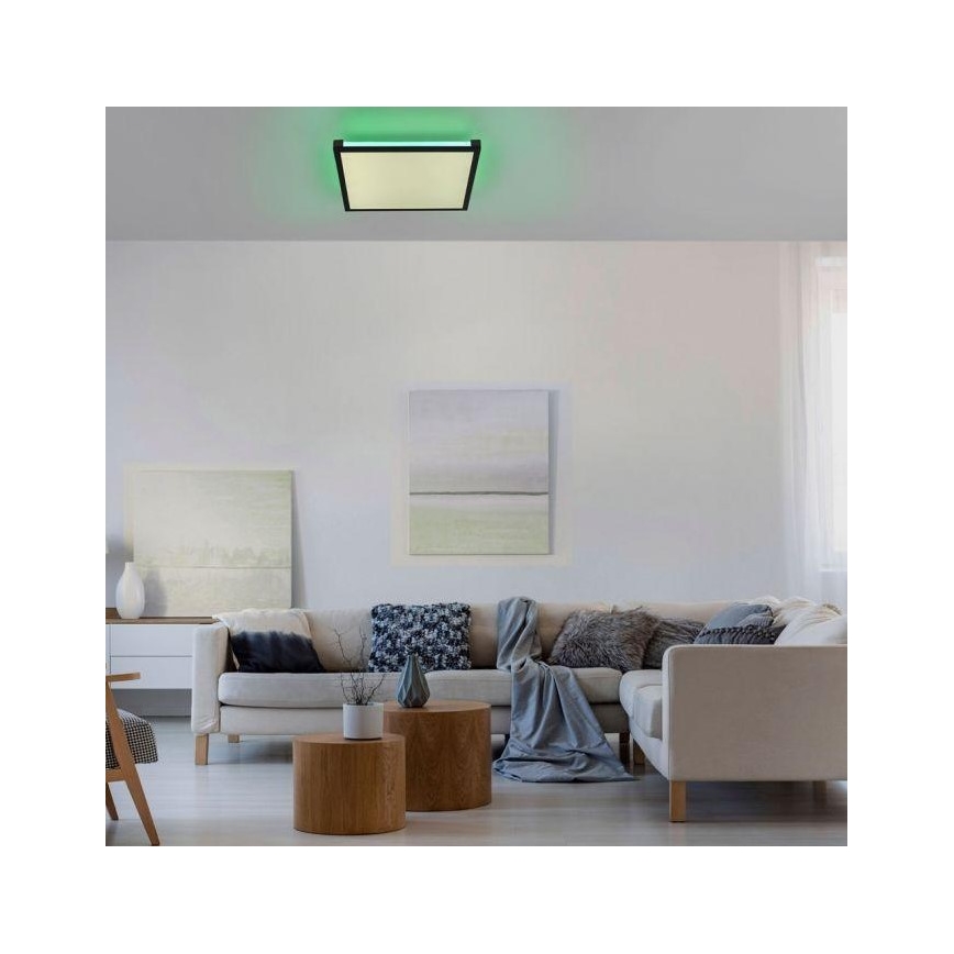 Leuchten Direkt 11621-18 - LED RGB Stmievateľné stropné svietidlo MARIO LED/24W/230V 2700-5000K + diaľkové ovládanie