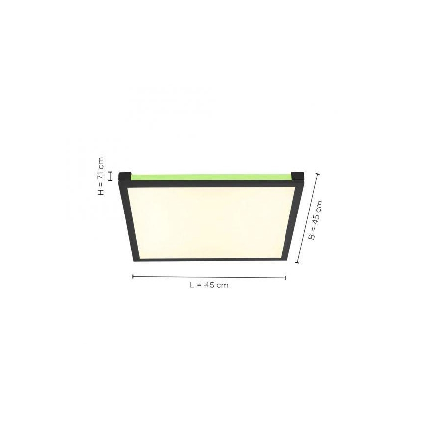 Leuchten Direkt 11621-18 - LED RGB Stmievateľné stropné svietidlo MARIO LED/24W/230V 2700-5000K + diaľkové ovládanie