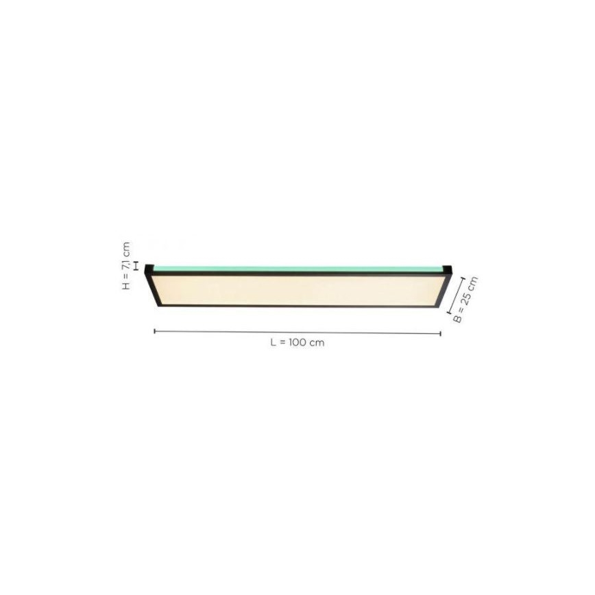 Leuchten Direkt 11622-18 - LED RGB Stmievateľné stropné svietidlo MARIO LED/29W/230V 2700-5000K + diaľkové ovládanie