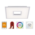 Leuchten Direkt 11645-16 - LED RGB Stmievateľné stropné svietidlo RECESS LED/22,5W/230V + LED/5W + diaľkové ovládanie