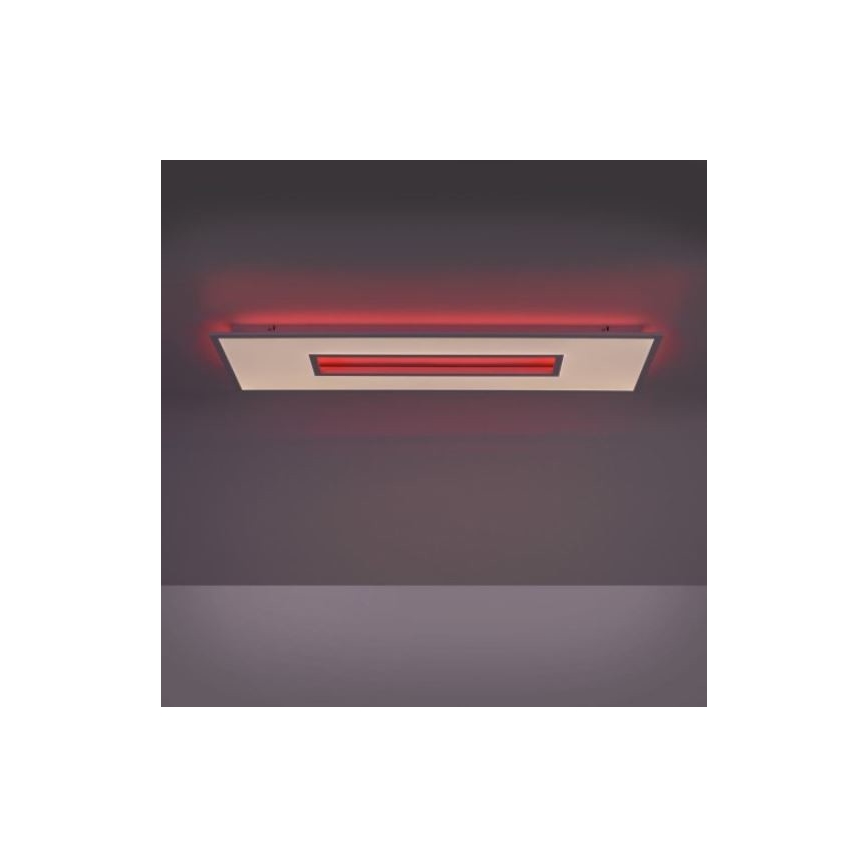 Leuchten Direkt 11646-16 - LED RGB Stmievateľné stropné svietidlo RECESS 1xLED/41W/230V + 1xLED/7,5W + dálkové ovládání