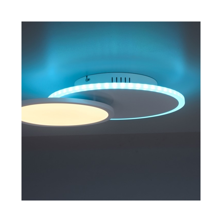 Leuchten Direkt 11662-16 - LED RGB Stmievateľné stropné svietidlo ARENDA LED/21W/230V + diaľkové ovládanie