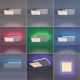 Leuchten Direkt 11663-16 - LED RGB Stmievateľné stropné svietidlo ARENDA LED/22W/230V + diaľkové ovládanie