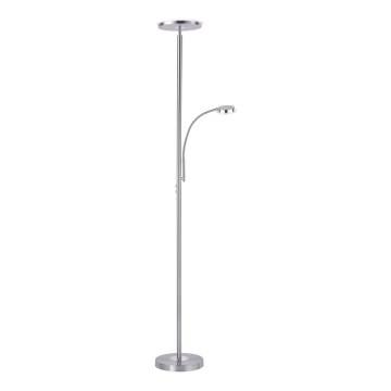 Leuchten Direkt 11709-55 - LED Stmievateľná stojacia lampa HANS LED/22W/230V + LED/4W