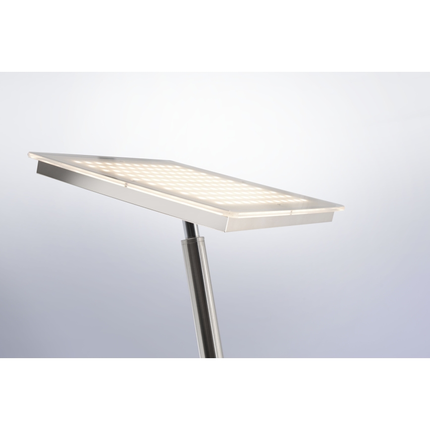 Leuchten Direkt 11710-55 - LED Stmievateľná stojacia lampa HANS LED/22W/230V + LED/4W